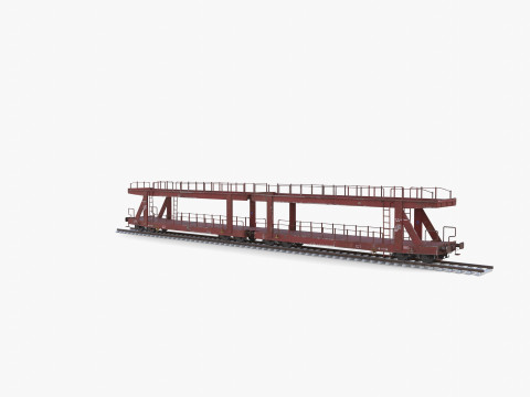CFR Auto Carrier Rail Car v1 Modelo 3D