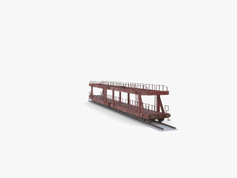 CFR Auto Carrier Rail Car v1 Modelo 3D