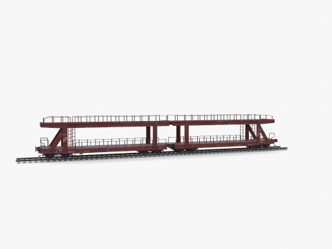 CFR Auto Carrier Rail Car v1 Modelo 3D