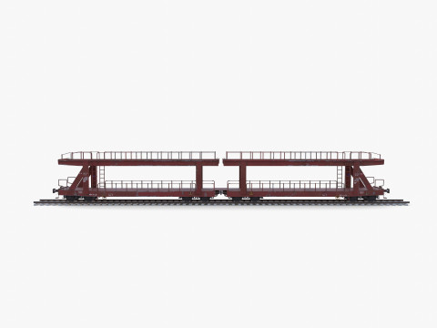 CFR Auto Carrier Rail Car v1 Modelo 3D