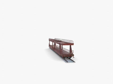 CFR Auto Carrier Rail Car v1 Modelo 3D