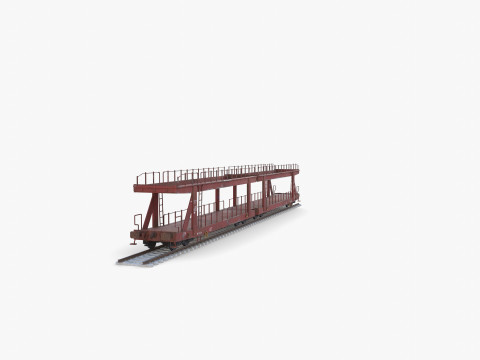CFR Auto Carrier Rail Car v1 Modelo 3D