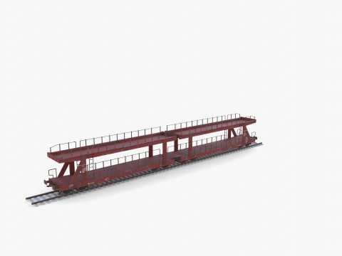 CFR Auto Carrier Rail Car v1 Modelo 3D