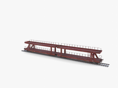 CFR Auto Carrier Rail Car v1 Modelo 3D