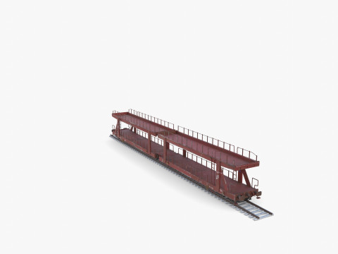 CFR Auto Carrier Rail Car v1 Modelo 3D