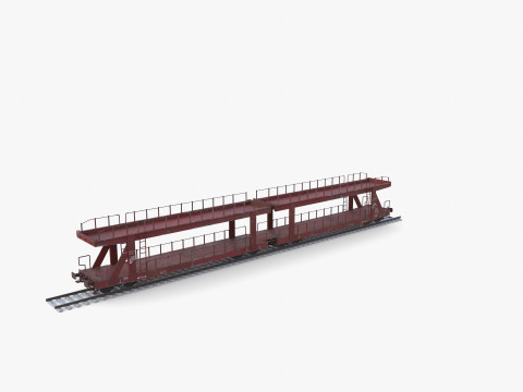 CFR Auto Carrier Rail Car v1 Modelo 3D