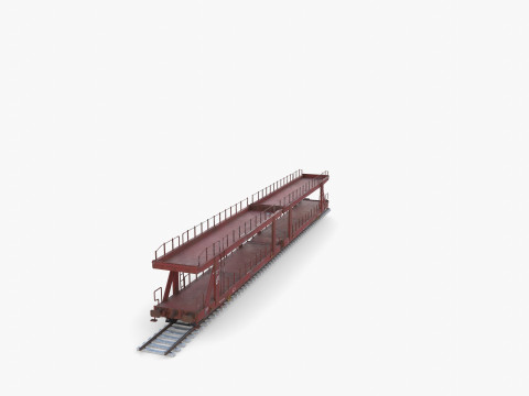 CFR Auto Carrier Rail Car v1 Modelo 3D