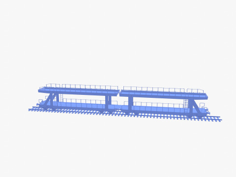 CFR Auto Carrier Rail Car v1 Modelo 3D