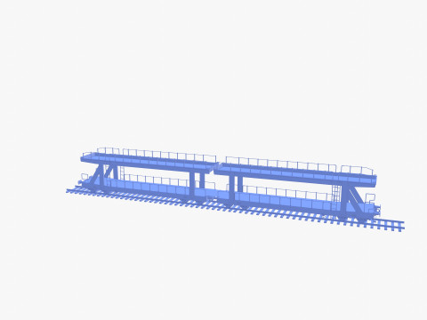 CFR Auto Carrier Rail Car v1 Modelo 3D