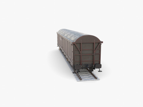 CFR Boxcar Rail Car v1 Modelo 3D