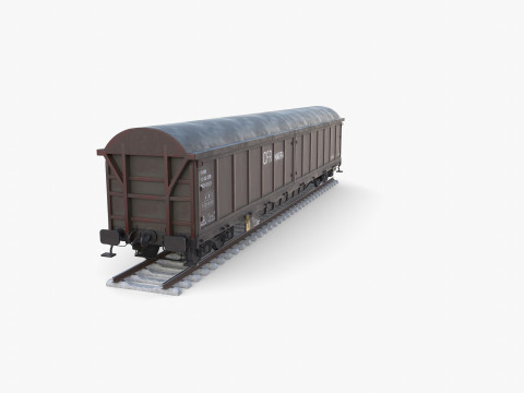CFR Boxcar Rail Car v1 Modelo 3D
