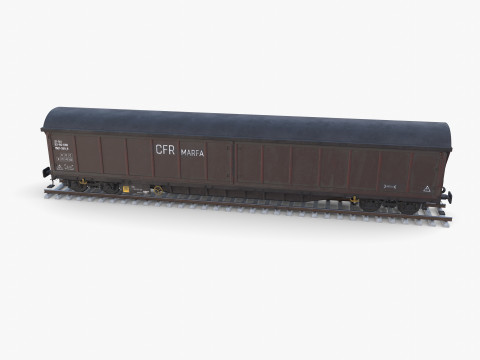 CFR Boxcar Rail Car v1 Modelo 3D