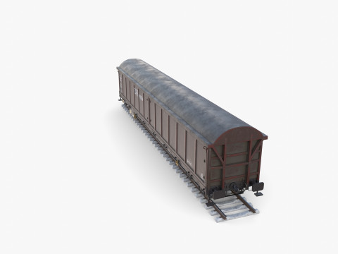 CFR Boxcar Rail Car v1 Modelo 3D