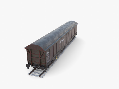 CFR Boxcar Rail Car v1 Modelo 3D