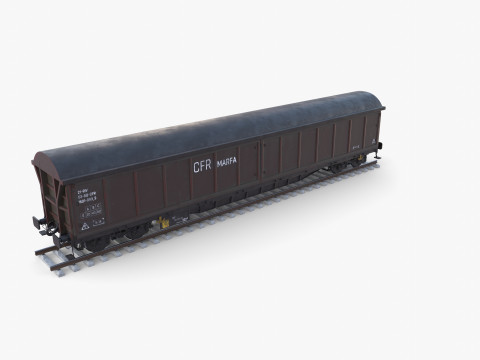 CFR Boxcar Rail Car v1 Modelo 3D