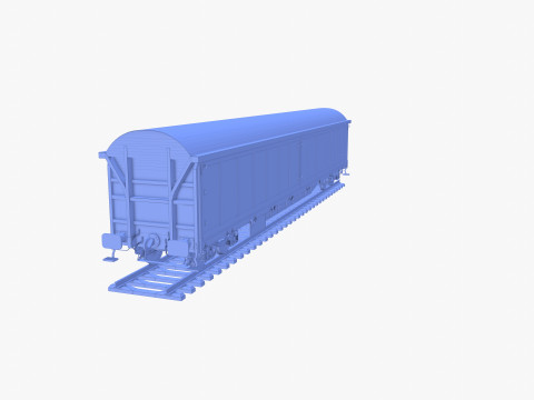 CFR Boxcar Rail Car v1 Modelo 3D