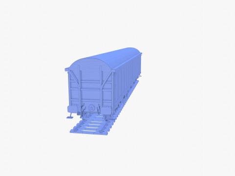 CFR Boxcar Rail Car v1 Modelo 3D