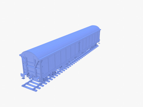 CFR Boxcar Rail Car v1 Modelo 3D