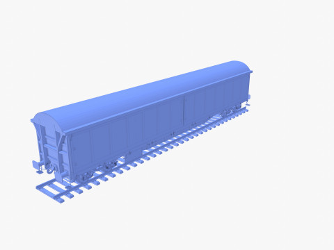CFR Boxcar Rail Car v1 Modelo 3D