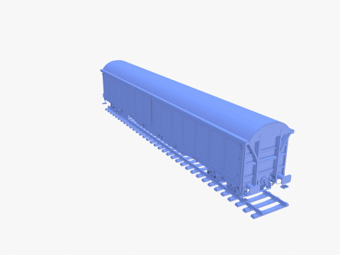 CFR Boxcar Rail Car v1 Modelo 3D