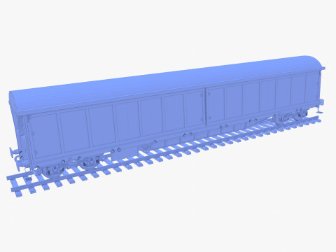 CFR Boxcar Rail Car v1 Modelo 3D