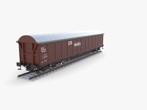 CFR Boxcar Rail Car v2 3D Модель