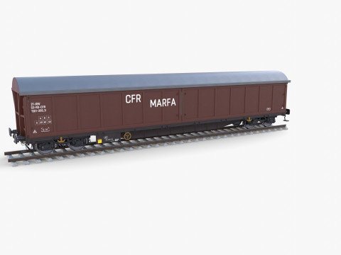 CFR Boxcar Rail Car v2 3D Модель