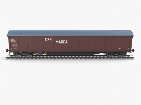 CFR Boxcar Rail Car v2 3D Модель