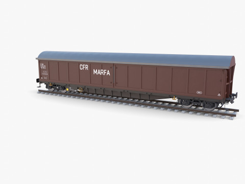CFR Boxcar Rail Car v2 3D Модель