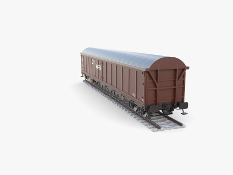 CFR Boxcar Rail Car v2 3D Модель