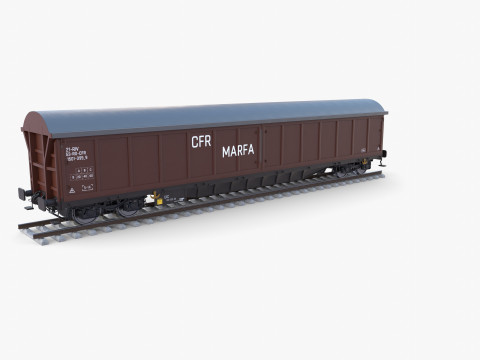 CFR Boxcar Rail Car v2 3D Модель
