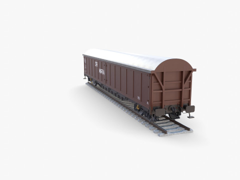 CFR Boxcar Rail Car v2 3D Модель