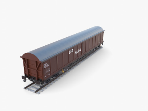 CFR Boxcar Rail Car v2 3D Модель