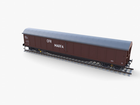CFR Boxcar Rail Car v2 3D Модель