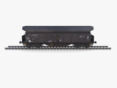CFR Fals Self Discharger Rail Car v1 Modelo 3D