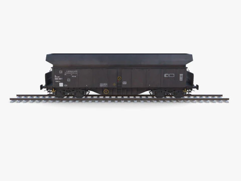 सीएफआर फाल्स सेल्फ डिस्चार्जर रेल कार v1 3D मॉडल