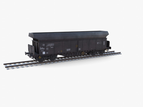 CFR Fals Self Discharger Rail Car v1 Modelo 3D