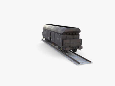 सीएफआर फाल्स सेल्फ डिस्चार्जर रेल कार v1 3D मॉडल