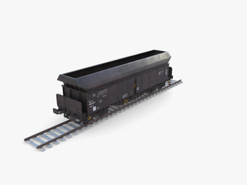 CFR Fals Self Discharger Rail Car v1 Modelo 3D