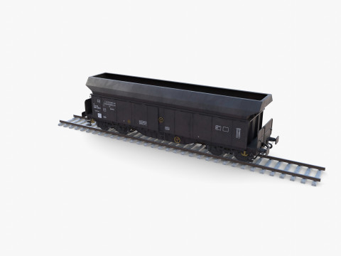 CFR Fals Self Discharger Rail Car v1 Modelo 3D