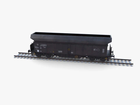 सीएफआर फाल्स सेल्फ डिस्चार्जर रेल कार v1 3D मॉडल