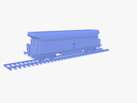 CFR Fals Self Discharger Rail Car v1 Modelo 3D