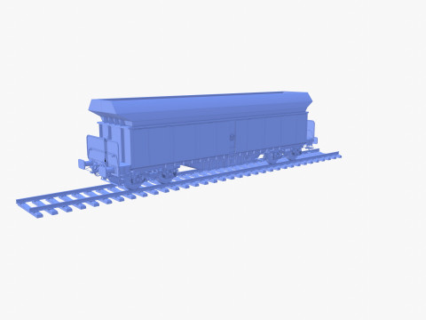 CFR Fals Self Discharger Rail Car v1 Modelo 3D
