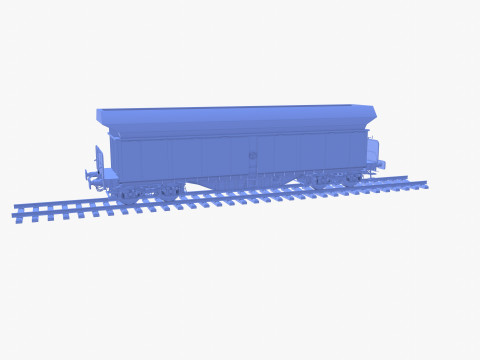 CFR Fals Self Discharger Rail Car v1 Modelo 3D