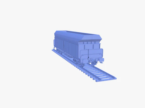 सीएफआर फाल्स सेल्फ डिस्चार्जर रेल कार v1 3D मॉडल