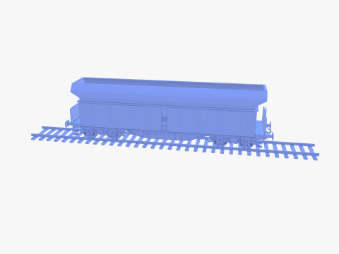 CFR Fals Self Discharger Rail Car v1 Modelo 3D