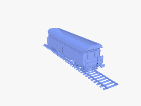 CFR Fals Self Discharger Rail Car v1 Modelo 3D