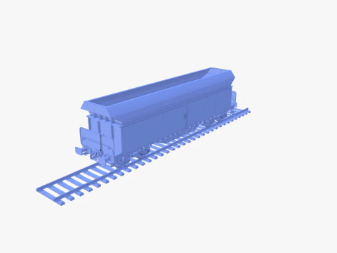 सीएफआर फाल्स सेल्फ डिस्चार्जर रेल कार v1 3D मॉडल