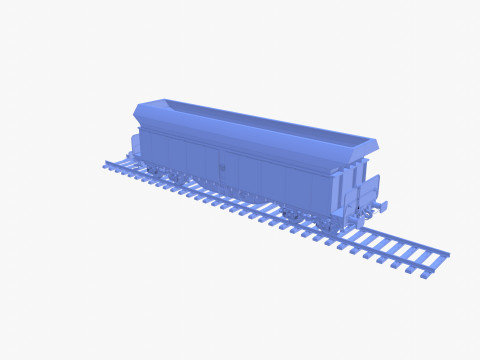 CFR Fals Self Discharger Rail Car v1 Modelo 3D