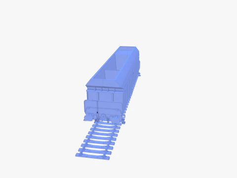 सीएफआर फाल्स सेल्फ डिस्चार्जर रेल कार v1 3D मॉडल